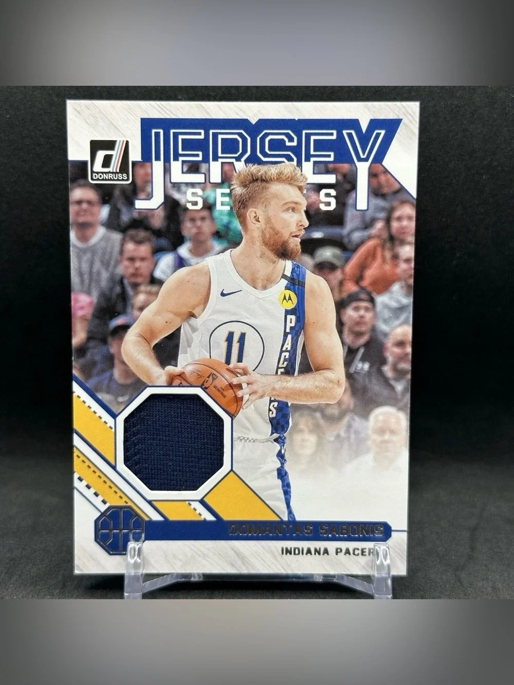 Domantas Sabonis Indiana Pacers Jersey Relic Card
